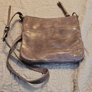 Frye Distressed Leather Crossbody Bag